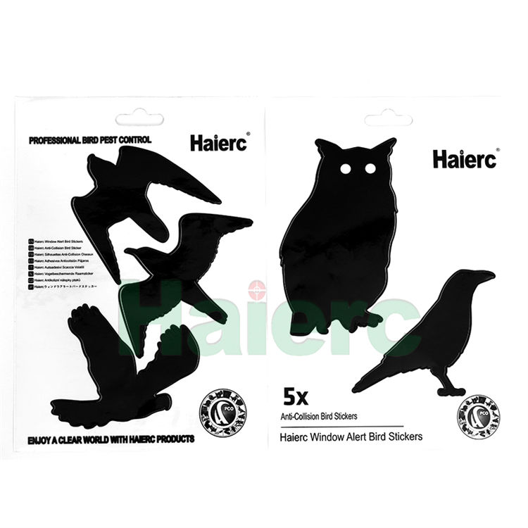 Haierc Hình dán chim cho cửa sổ, hình cửa sổ cho chim, cửa sổ chim làm lệch hướng HC1636