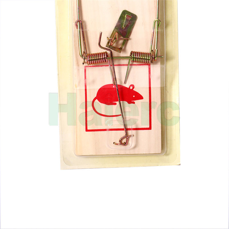 Haierc Reusable Wooden Rat Snap Trap Quick Rodent Killer Spring Mouse Trap HC2217BM-2