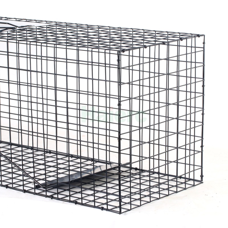 Lồng bẫy động vật lớn 83,5 x 29 x 31,2 cm – Lồng bẫy an toàn, gấp gọn, chịu lực cao, dùng để bắt cáo, chó hoang, mèo, sóc đất, opossum